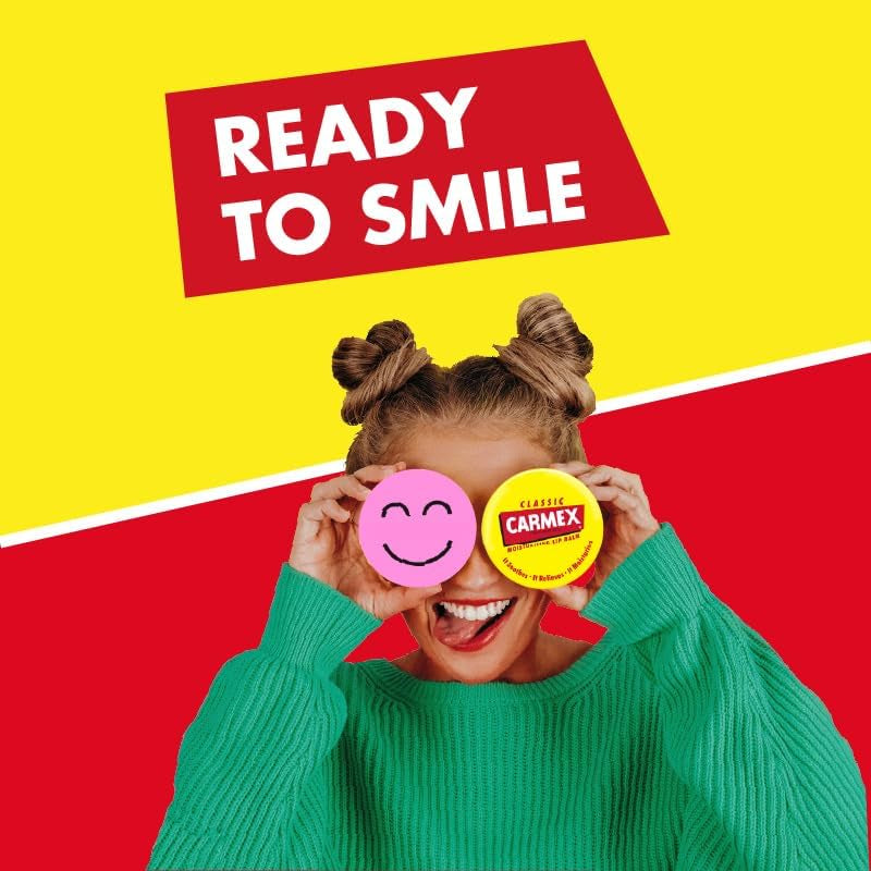 Carmex Bálsamo Labial SPF15, Tarro Sandía, 7,5G. Hidrata, Protege, Repara, Calma Y Suaviza Los Labios.