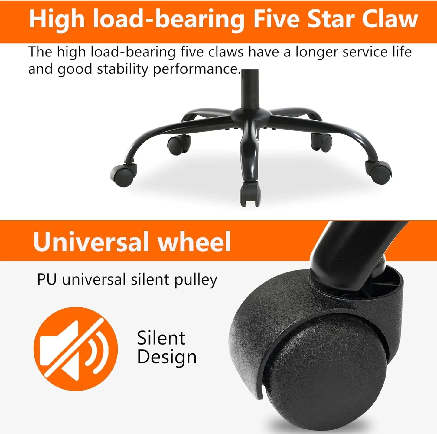 Camo Gaming Office Chair - Ergonomic PU Leather W/Lumbar Support & Footrest,Rolling Swivel