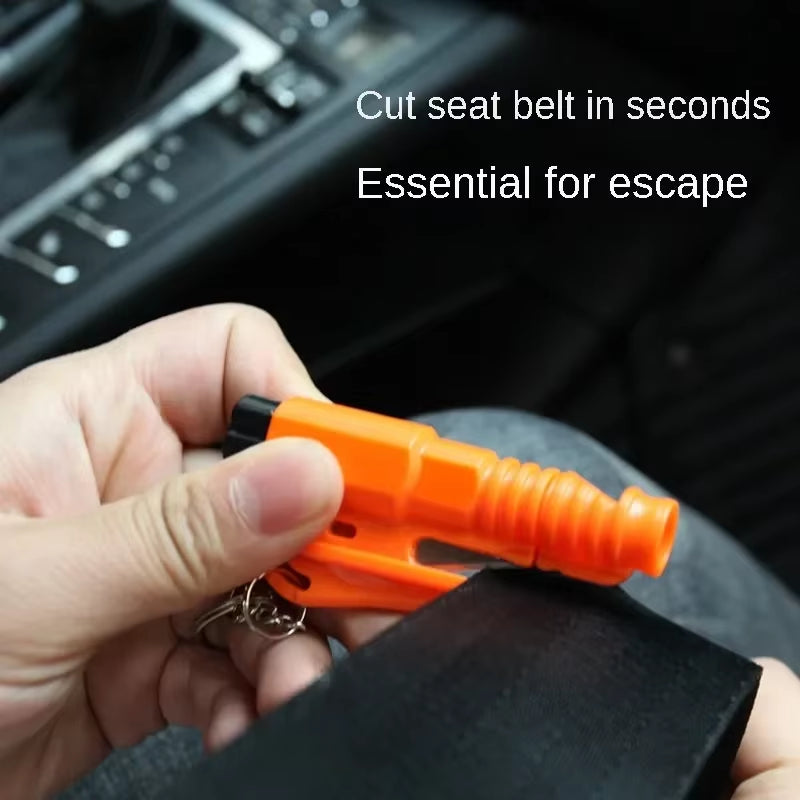 Safety Hammer Car Escape Tool 3-In-1 Window Breaker Seat Belt Cutter Compact Emergency Hammer Escape Tool for Car Accessories
