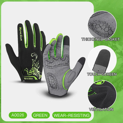 Cycling Gloves Men Sports Bicycle Gloves Touchscreen Shockproof Cycling Gloves anti Slip Bike Gloves
