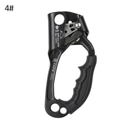Outdoor Mountaineering Rock Climbing Rope Clamp Hand Ascender Rappelling Gear Equipment Rope Clamp for Mountaineering Caving
