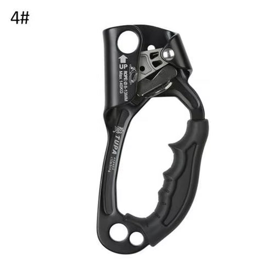 Outdoor Mountaineering Rock Climbing Rope Clamp Hand Ascender Rappelling Gear Equipment Rope Clamp for Mountaineering Caving