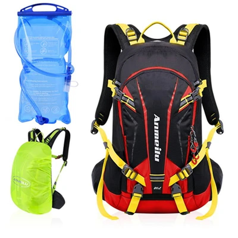 20L Waterproof Cycling Bicycle Bag Rain Cover Breathable Lightweight Rucksack Hike Camping MTB Mountain Bike Hydration Backpack