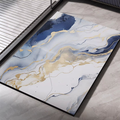 Diatomite Bathroom Carpet Foot Mat Quick Dry Bath Mats Non-Slip Shower Rug Toilet Pad Doormat Washable