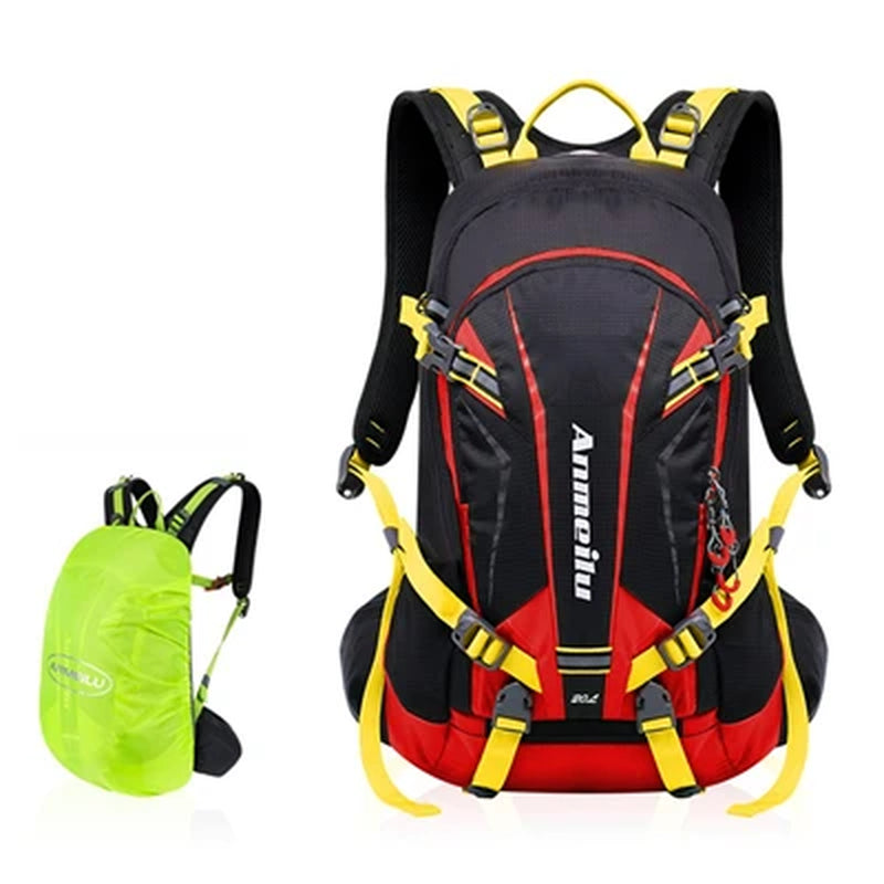 20L Waterproof Cycling Bicycle Bag Rain Cover Breathable Lightweight Rucksack Hike Camping MTB Mountain Bike Hydration Backpack