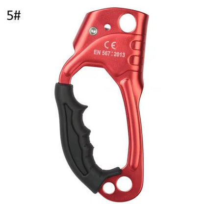 Outdoor Mountaineering Rock Climbing Rope Clamp Hand Ascender Rappelling Gear Equipment Rope Clamp for Mountaineering Caving