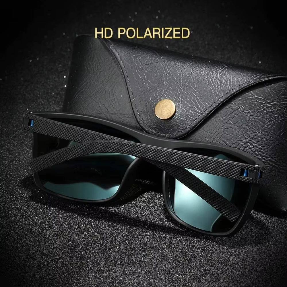 Fashion Polarized Sunglasses Square Anti-Glare Sun Glasses UV Protection High Qualiy Large Frame Sunglasses for Women Men