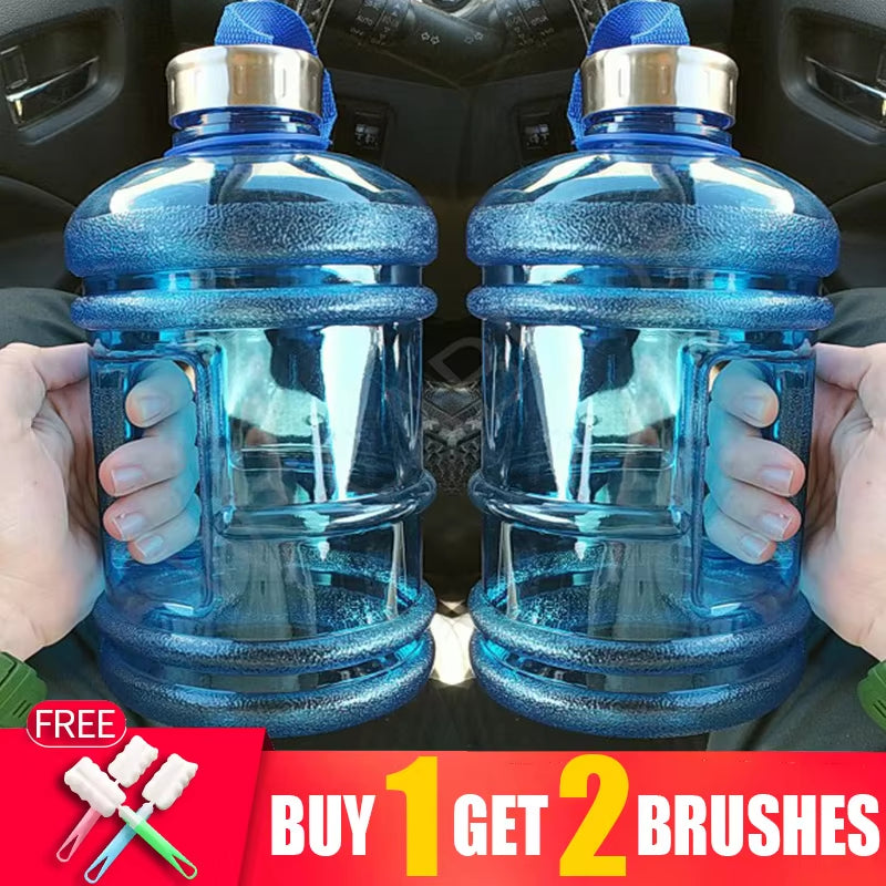 2.2L Outdoor Sports Gym Fitness Bottled Water Bottles for Training Camping Running Big Large Gourd Drink Bottle Capacity Kettle