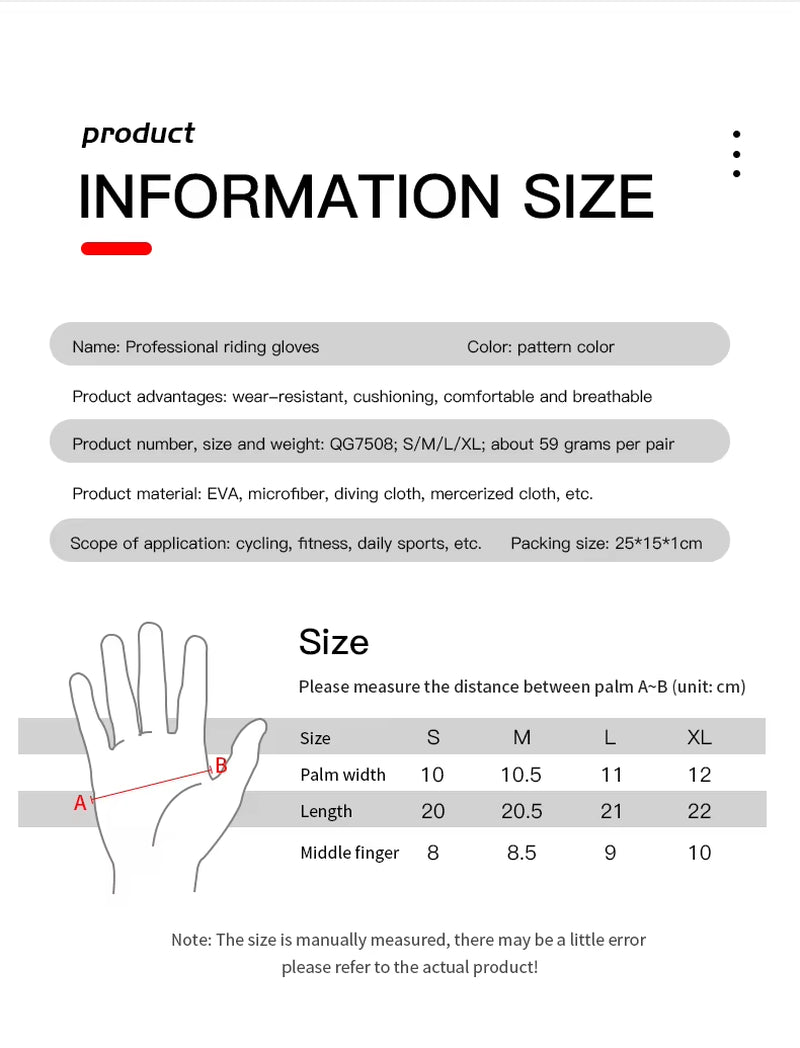 Wholesale Print Cycling Gloves Bike Bicycle Sports Full Finger Hiking Gloves Mesh GEL Winter Gloves Women